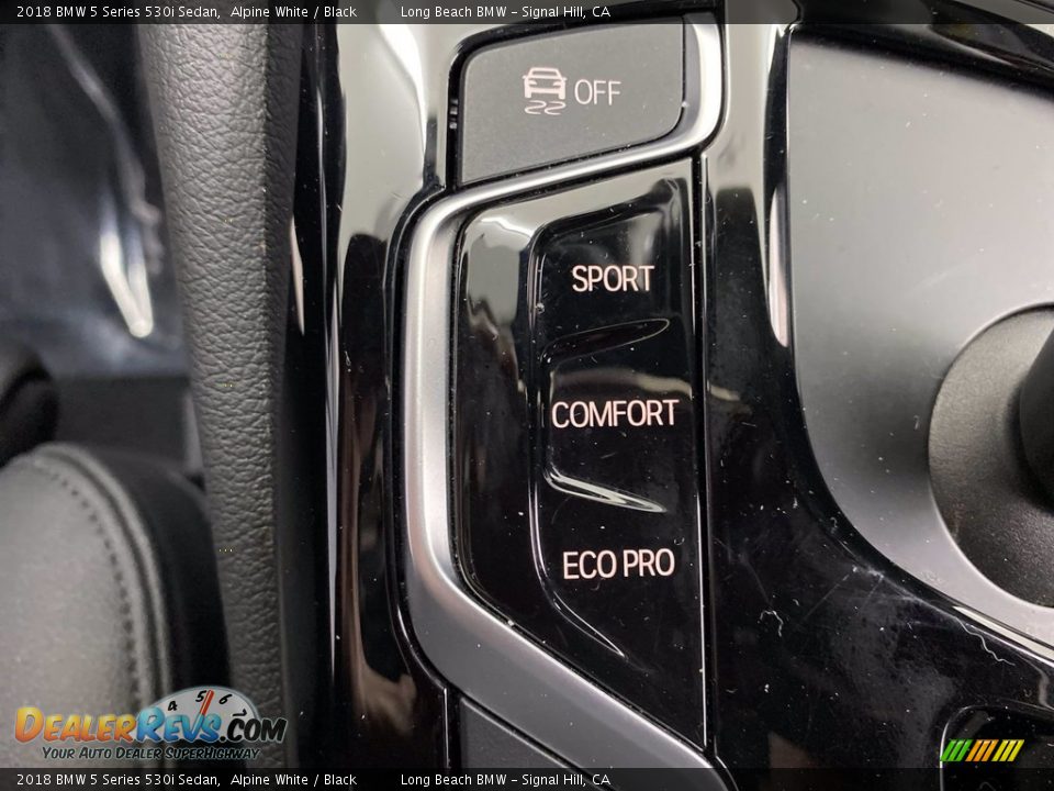2018 BMW 5 Series 530i Sedan Alpine White / Black Photo #28