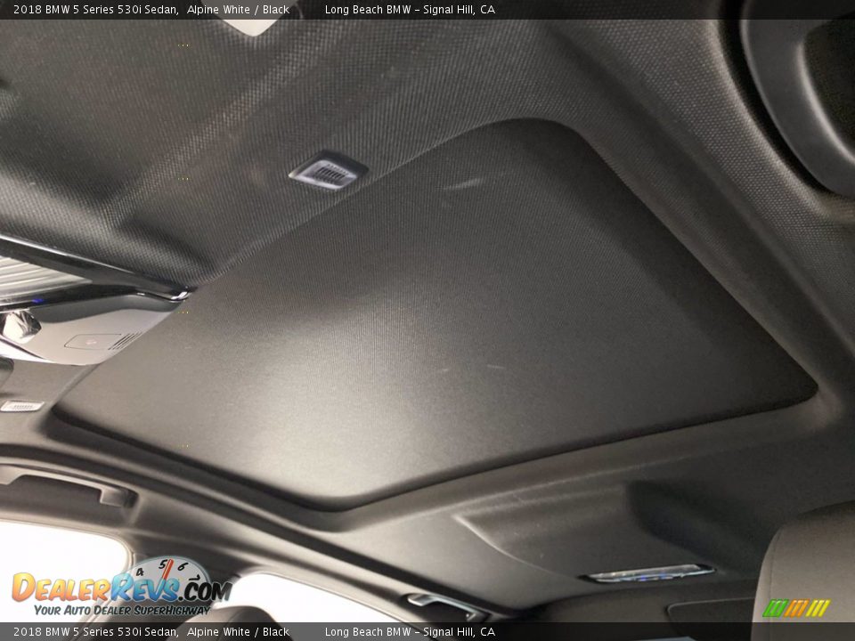 2018 BMW 5 Series 530i Sedan Alpine White / Black Photo #31