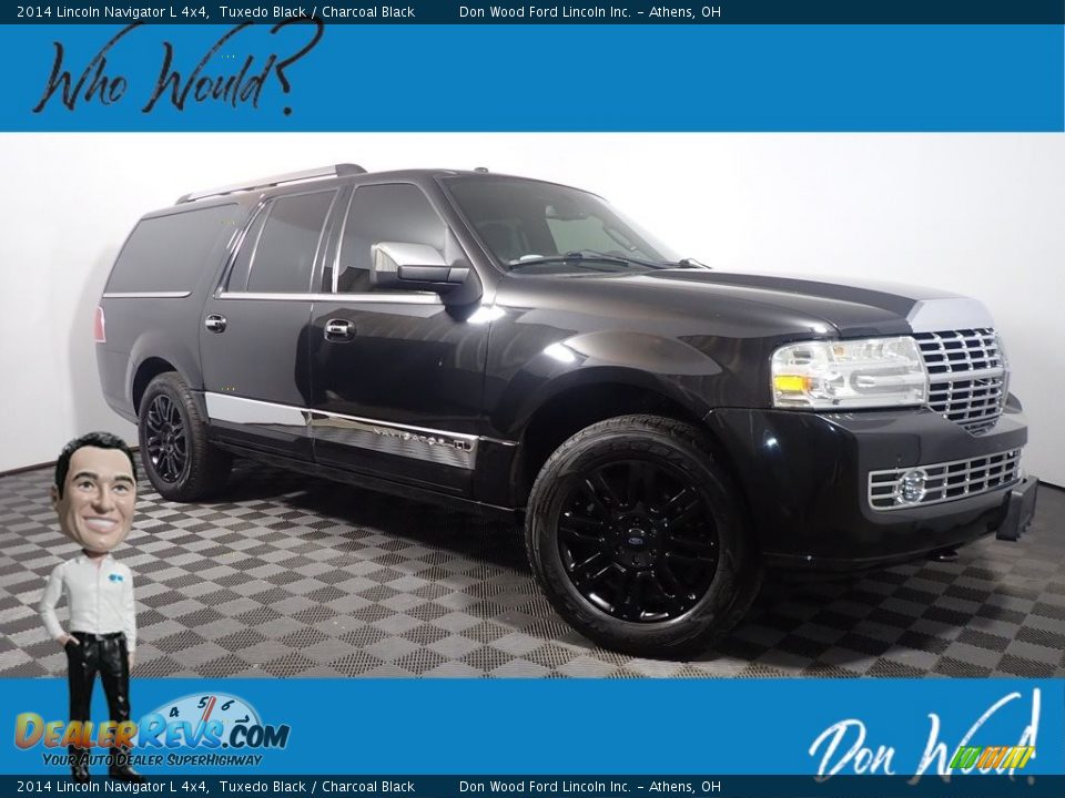 2014 Lincoln Navigator L 4x4 Tuxedo Black / Charcoal Black Photo #1