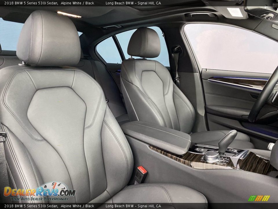 2018 BMW 5 Series 530i Sedan Alpine White / Black Photo #34