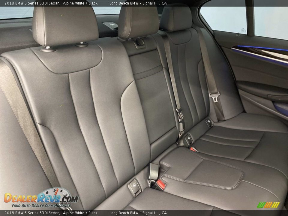 2018 BMW 5 Series 530i Sedan Alpine White / Black Photo #36
