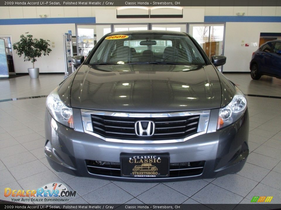 2009 Honda Accord LX-P Sedan Polished Metal Metallic / Gray Photo #2