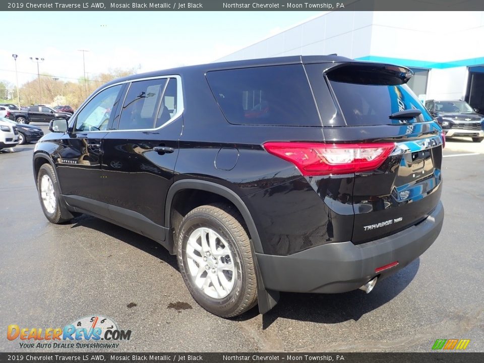 2019 Chevrolet Traverse LS AWD Mosaic Black Metallic / Jet Black Photo #4