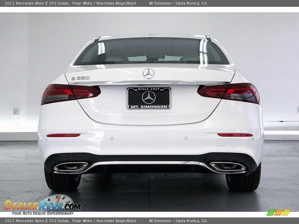 2021 Mercedes-Benz E 350 Sedan Polar White / Macchiato Beige/Black Photo #3