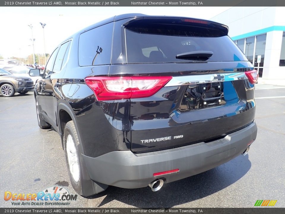 2019 Chevrolet Traverse LS AWD Mosaic Black Metallic / Jet Black Photo #5