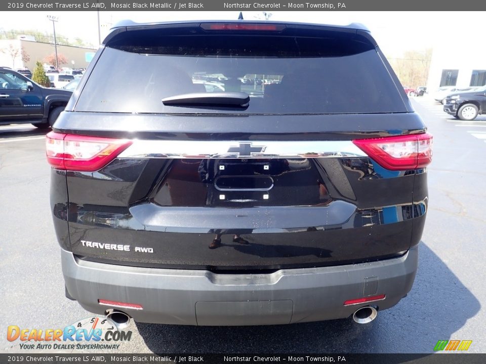 2019 Chevrolet Traverse LS AWD Mosaic Black Metallic / Jet Black Photo #6