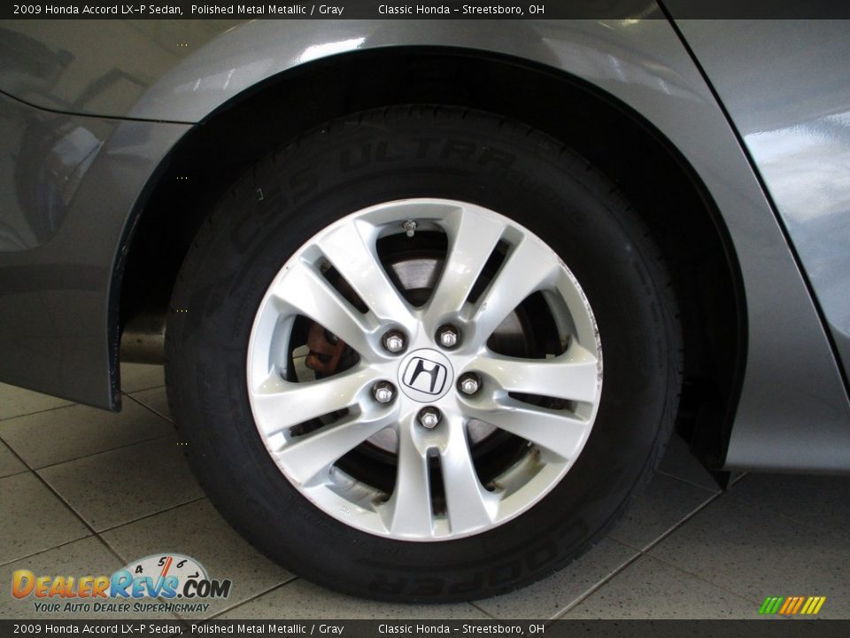 2009 Honda Accord LX-P Sedan Polished Metal Metallic / Gray Photo #6