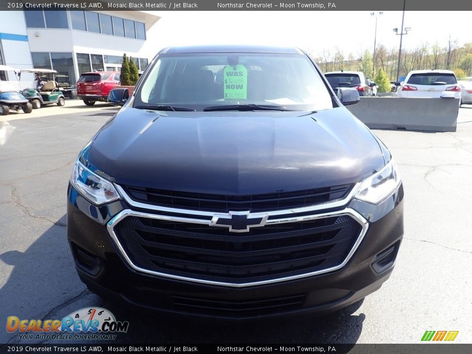 2019 Chevrolet Traverse LS AWD Mosaic Black Metallic / Jet Black Photo #13