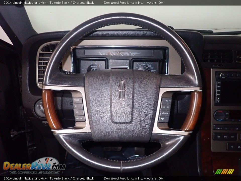 2014 Lincoln Navigator L 4x4 Tuxedo Black / Charcoal Black Photo #32