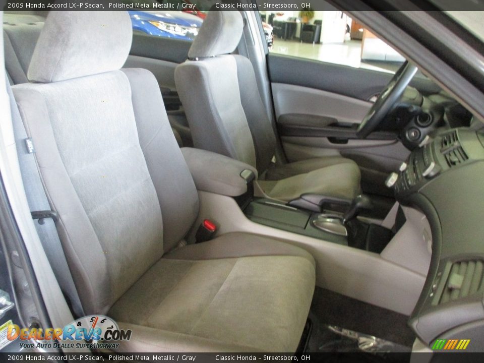 2009 Honda Accord LX-P Sedan Polished Metal Metallic / Gray Photo #17