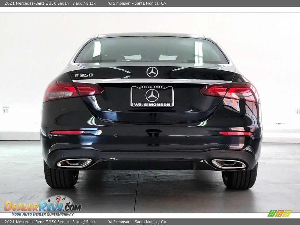 2021 Mercedes-Benz E 350 Sedan Black / Black Photo #3