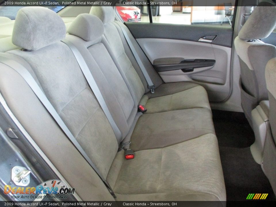2009 Honda Accord LX-P Sedan Polished Metal Metallic / Gray Photo #19