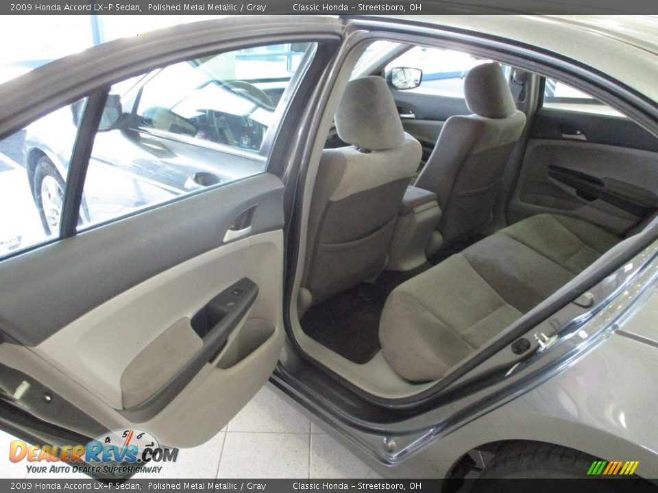 2009 Honda Accord LX-P Sedan Polished Metal Metallic / Gray Photo #20