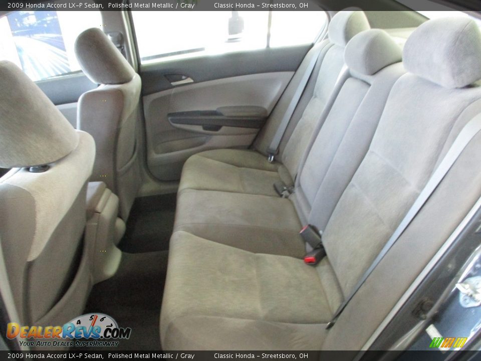 2009 Honda Accord LX-P Sedan Polished Metal Metallic / Gray Photo #21