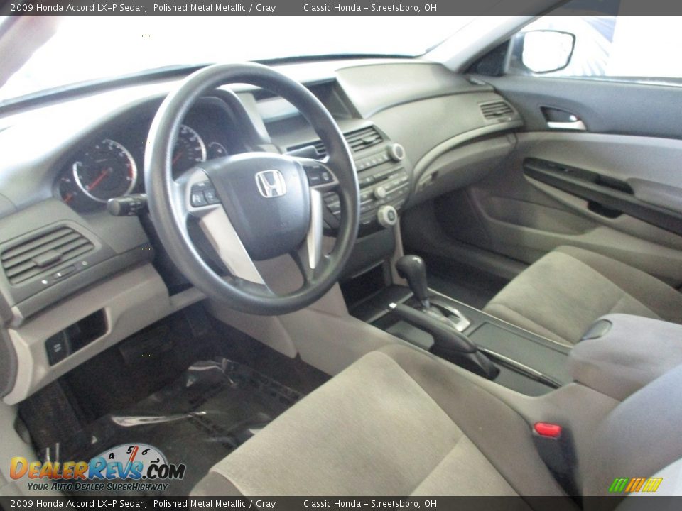 2009 Honda Accord LX-P Sedan Polished Metal Metallic / Gray Photo #23