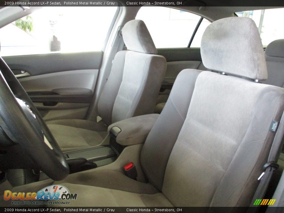 2009 Honda Accord LX-P Sedan Polished Metal Metallic / Gray Photo #25