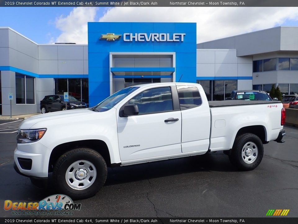 Summit White 2019 Chevrolet Colorado WT Extended Cab 4x4 Photo #1