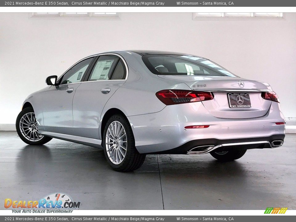 2021 Mercedes-Benz E 350 Sedan Cirrus Silver Metallic / Macchiato Beige/Magma Gray Photo #2