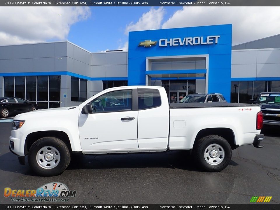 Summit White 2019 Chevrolet Colorado WT Extended Cab 4x4 Photo #3