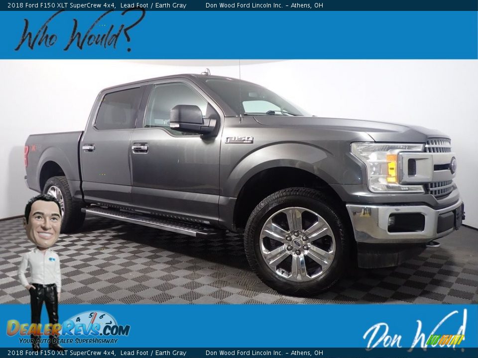 2018 Ford F150 XLT SuperCrew 4x4 Lead Foot / Earth Gray Photo #1
