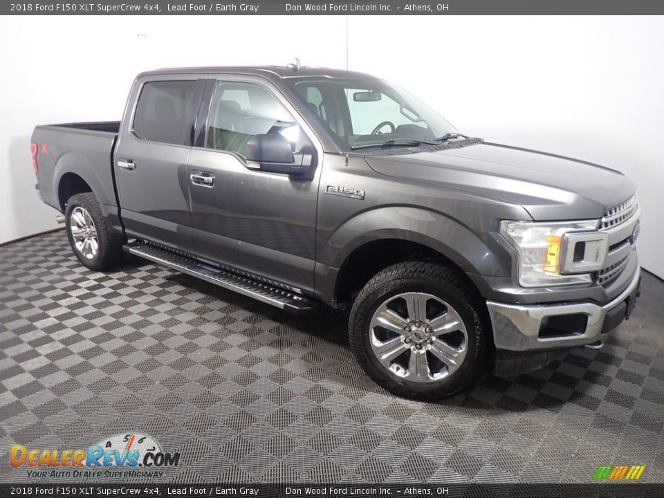2018 Ford F150 XLT SuperCrew 4x4 Lead Foot / Earth Gray Photo #4