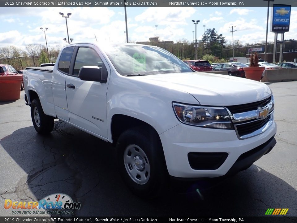 2019 Chevrolet Colorado WT Extended Cab 4x4 Summit White / Jet Black/Dark Ash Photo #10