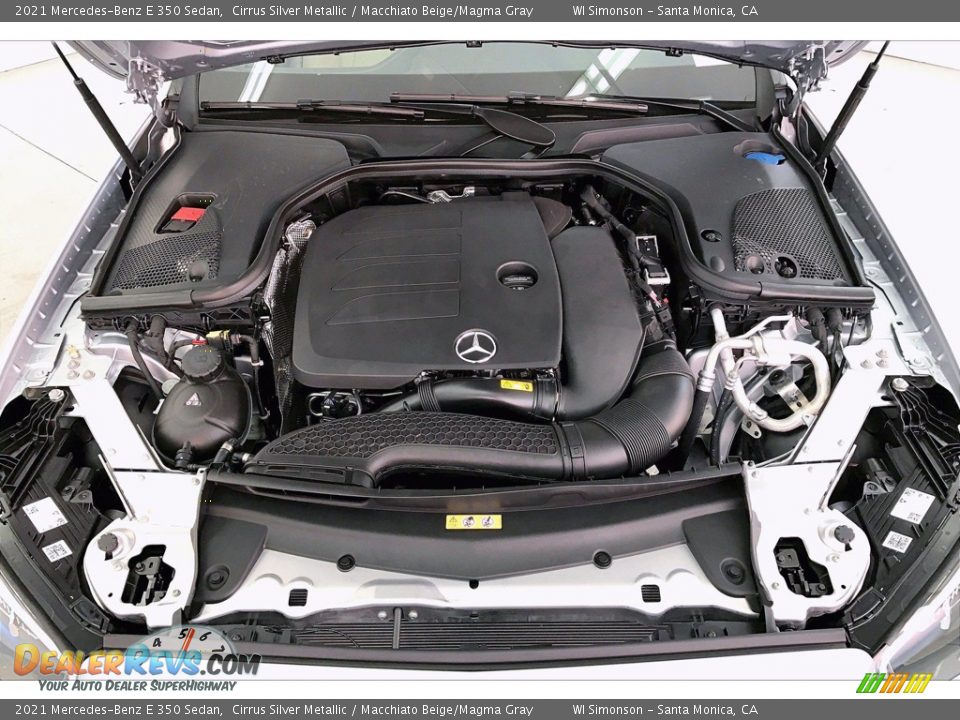 2021 Mercedes-Benz E 350 Sedan Cirrus Silver Metallic / Macchiato Beige/Magma Gray Photo #9