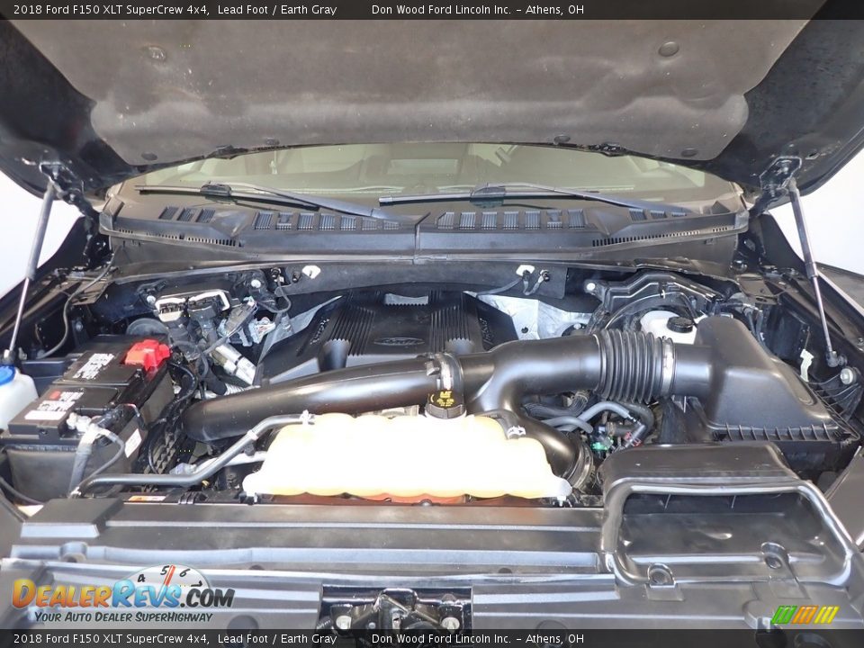 2018 Ford F150 XLT SuperCrew 4x4 Lead Foot / Earth Gray Photo #8