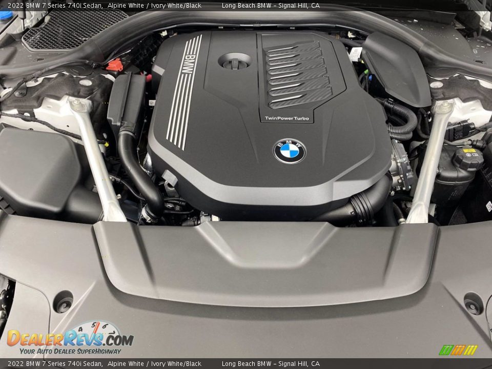 2022 BMW 7 Series 740i Sedan 3.0 Liter M TwinPower Turbocharged DOHC 24-Valve Inline 6 Cylinder Engine Photo #9