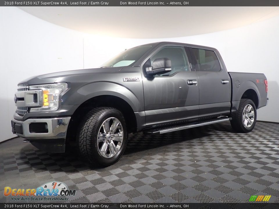 2018 Ford F150 XLT SuperCrew 4x4 Lead Foot / Earth Gray Photo #9