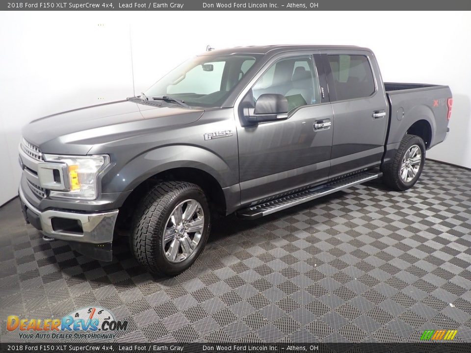 2018 Ford F150 XLT SuperCrew 4x4 Lead Foot / Earth Gray Photo #10