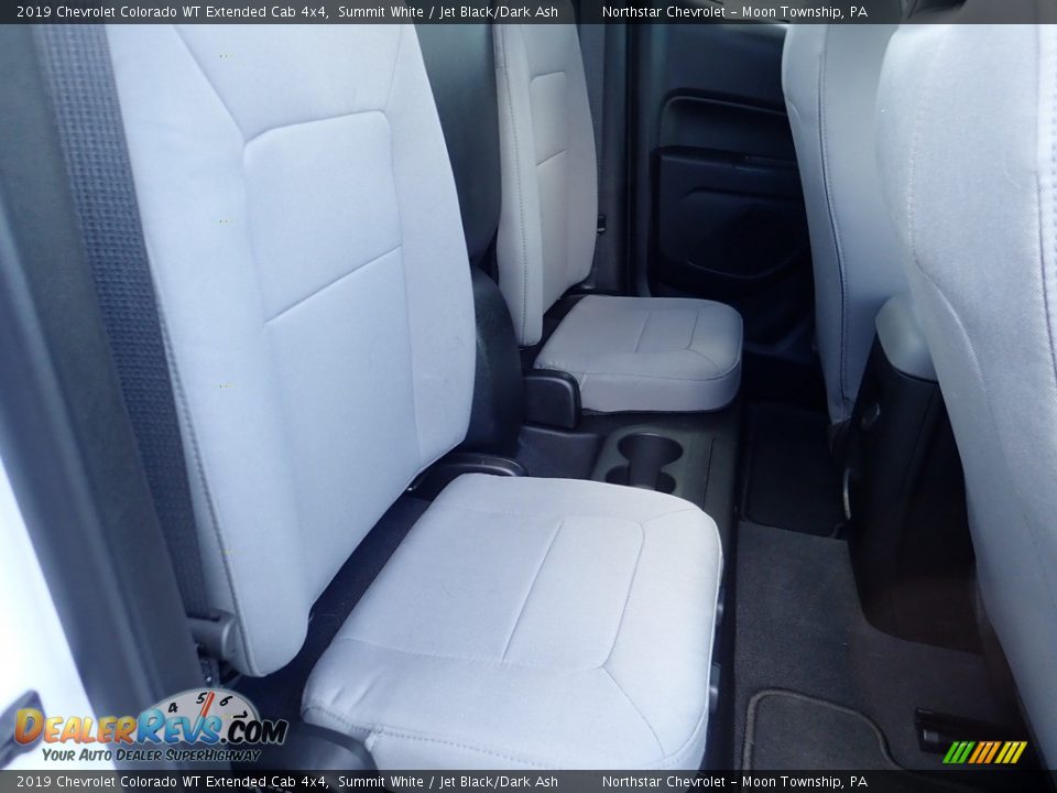 Rear Seat of 2019 Chevrolet Colorado WT Extended Cab 4x4 Photo #17