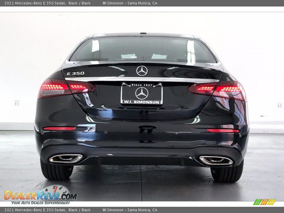 2021 Mercedes-Benz E 350 Sedan Black / Black Photo #3