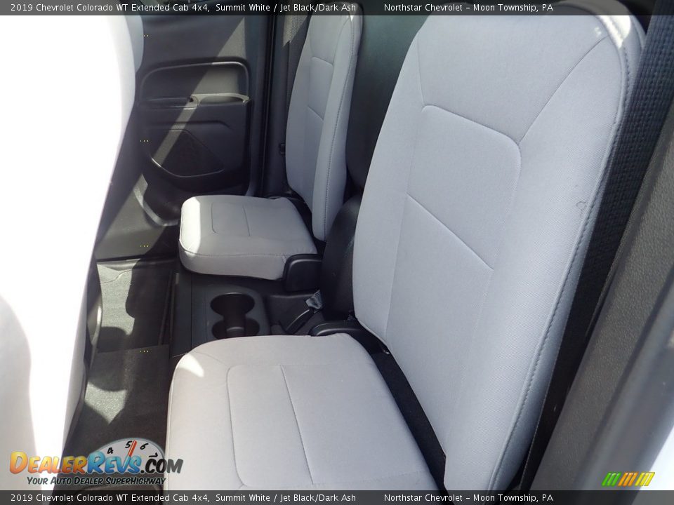 Rear Seat of 2019 Chevrolet Colorado WT Extended Cab 4x4 Photo #20