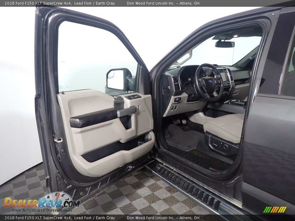 2018 Ford F150 XLT SuperCrew 4x4 Lead Foot / Earth Gray Photo #21
