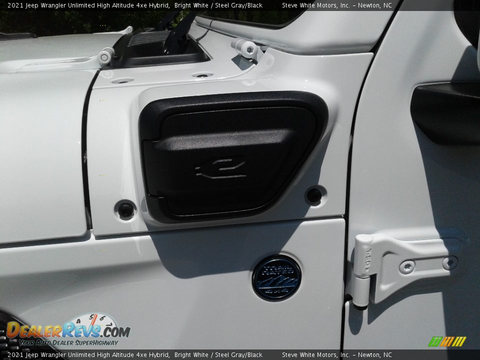2021 Jeep Wrangler Unlimited High Altitude 4xe Hybrid Bright White / Steel Gray/Black Photo #3