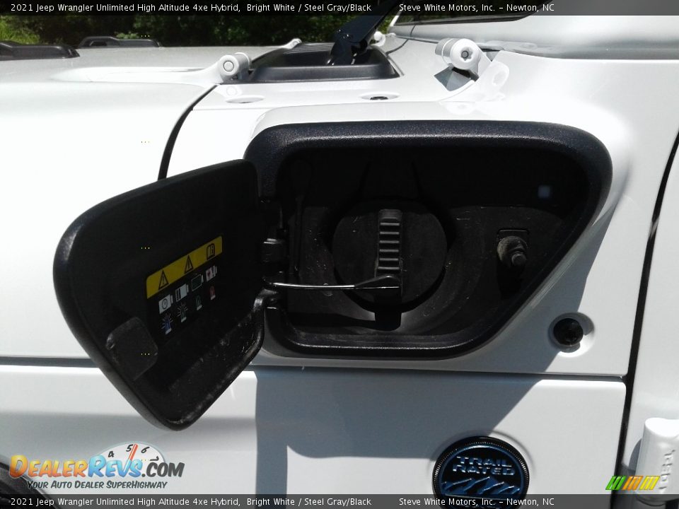 2021 Jeep Wrangler Unlimited High Altitude 4xe Hybrid Bright White / Steel Gray/Black Photo #4