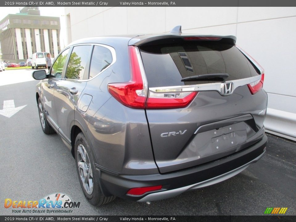 2019 Honda CR-V EX AWD Modern Steel Metallic / Gray Photo #3