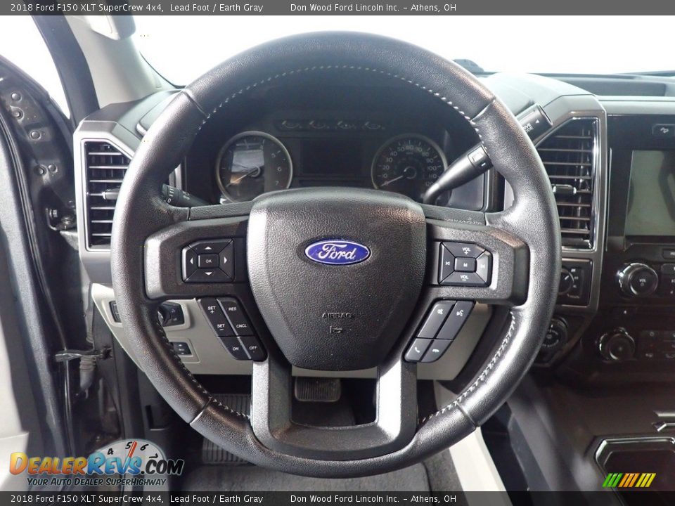 2018 Ford F150 XLT SuperCrew 4x4 Lead Foot / Earth Gray Photo #28
