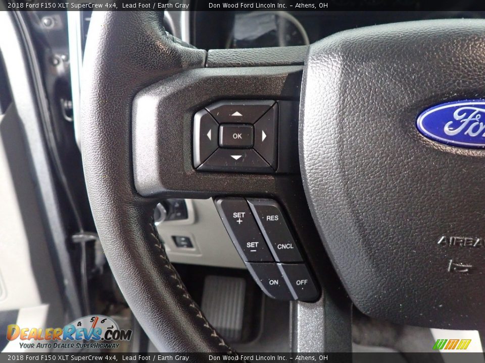 2018 Ford F150 XLT SuperCrew 4x4 Lead Foot / Earth Gray Photo #30