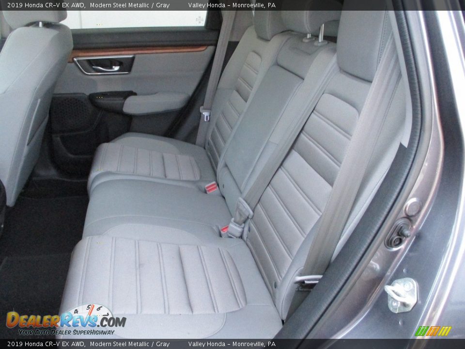 2019 Honda CR-V EX AWD Modern Steel Metallic / Gray Photo #13