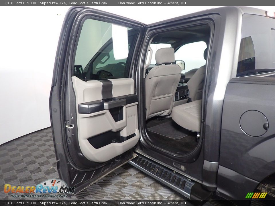 2018 Ford F150 XLT SuperCrew 4x4 Lead Foot / Earth Gray Photo #36