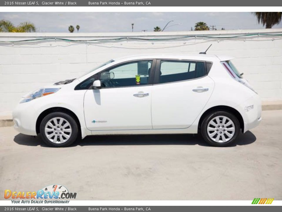 Glacier White 2016 Nissan LEAF S Photo #10