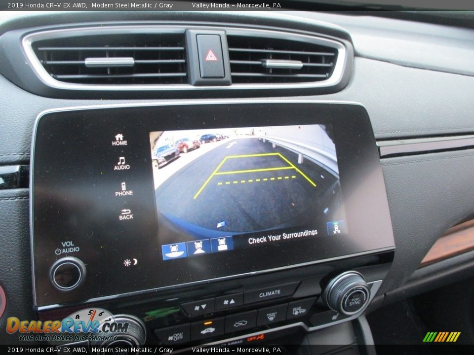 2019 Honda CR-V EX AWD Modern Steel Metallic / Gray Photo #16