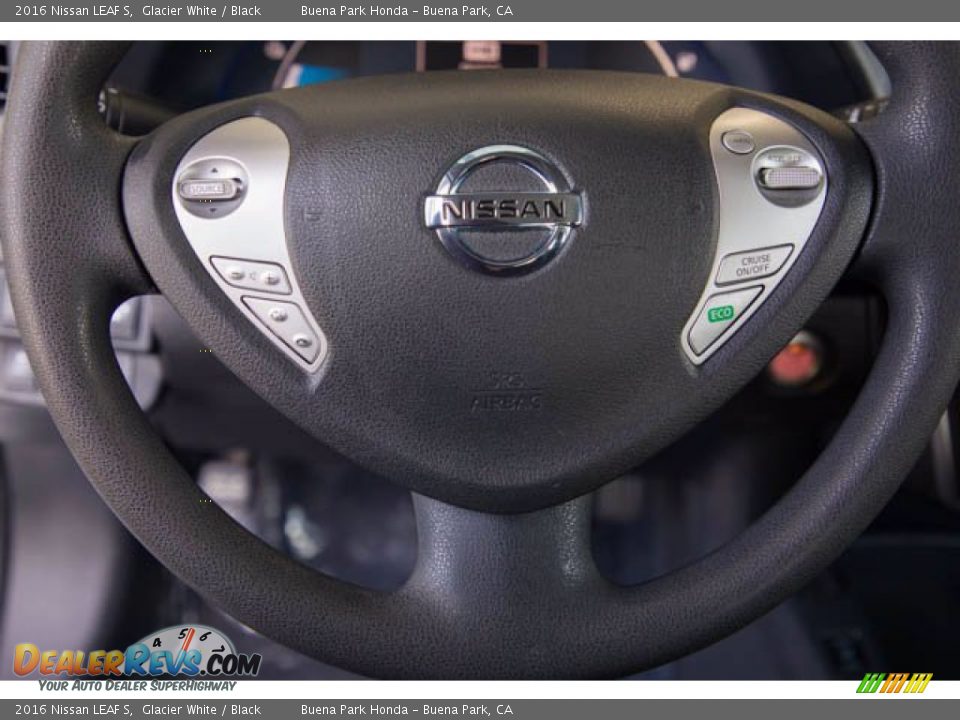 2016 Nissan LEAF S Steering Wheel Photo #13