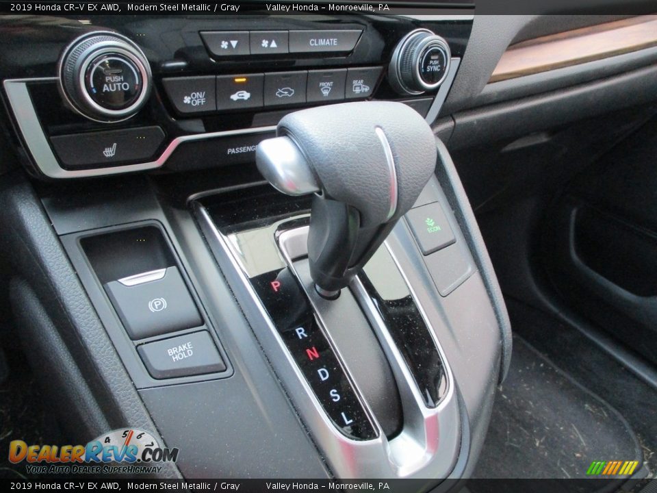 2019 Honda CR-V EX AWD Modern Steel Metallic / Gray Photo #17