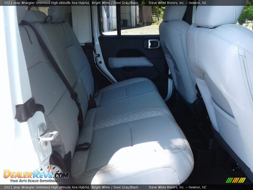 2021 Jeep Wrangler Unlimited High Altitude 4xe Hybrid Bright White / Steel Gray/Black Photo #21