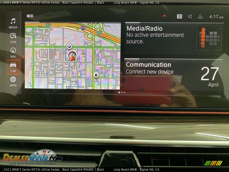 Navigation of 2021 BMW 5 Series M550i xDrive Sedan Photo #18