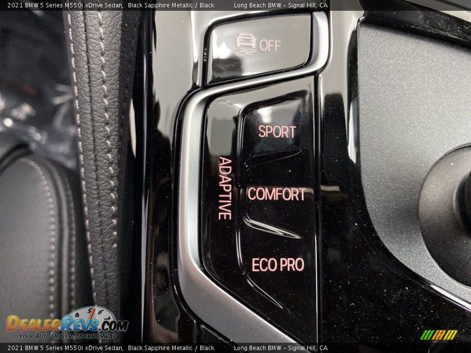 2021 BMW 5 Series M550i xDrive Sedan Black Sapphire Metallic / Black Photo #23