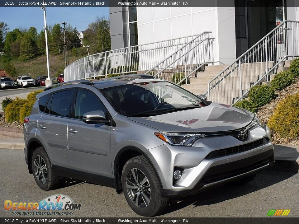 2018 Toyota RAV4 XLE AWD Silver Sky Metallic / Black Photo #1